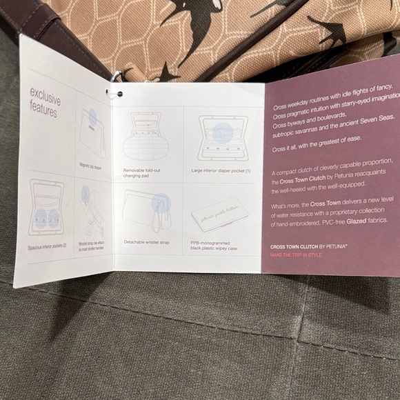 Petunia Pickle Bottom Cross Town Clutch - Picture 2 of 7